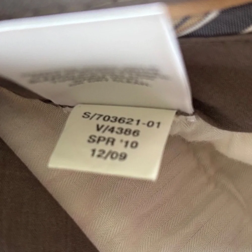 Banana Republic 100%Linen Vintage Old Money Country Club Straight Leg Pant 35x30